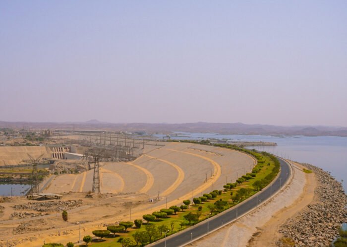 The High Dam and Lake Nasser from Aswan
