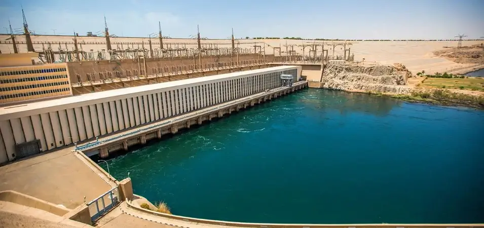 Aswan City, Egypt: A Local's Guide to Egypt's Nile Gem 1 Aswan High Dam panoramic view and power plant overlooking the blue Nile River in Egypt